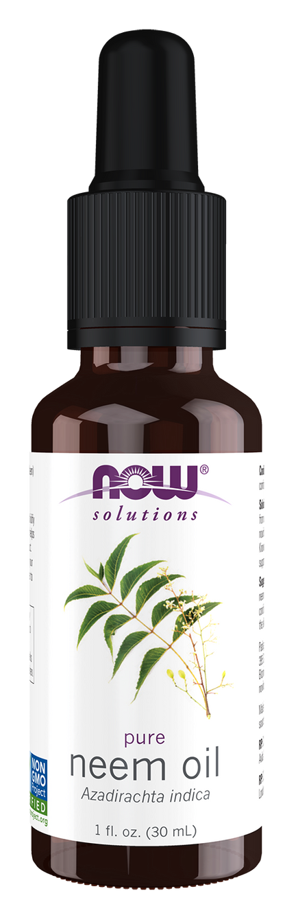 NOW Solutions, Neem Oil, Made From Neem Seed Oil, 1 fl. oz