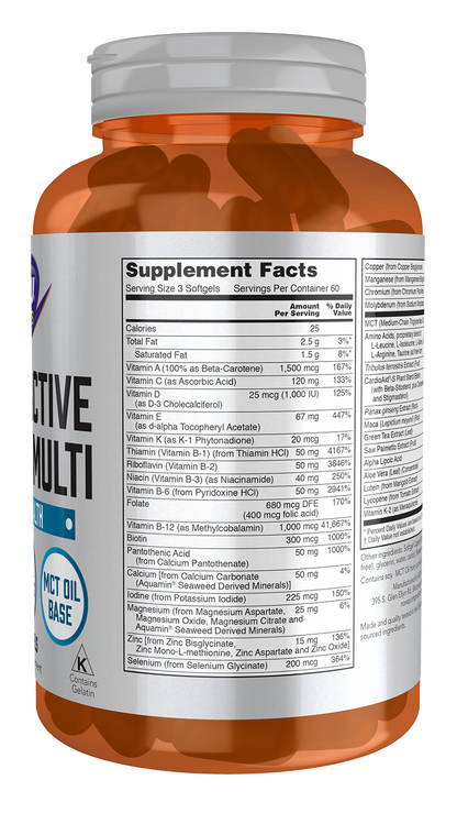 NOW Sports, Men's Active Sports Multi, Daily Multivitamin, 180 Softgels