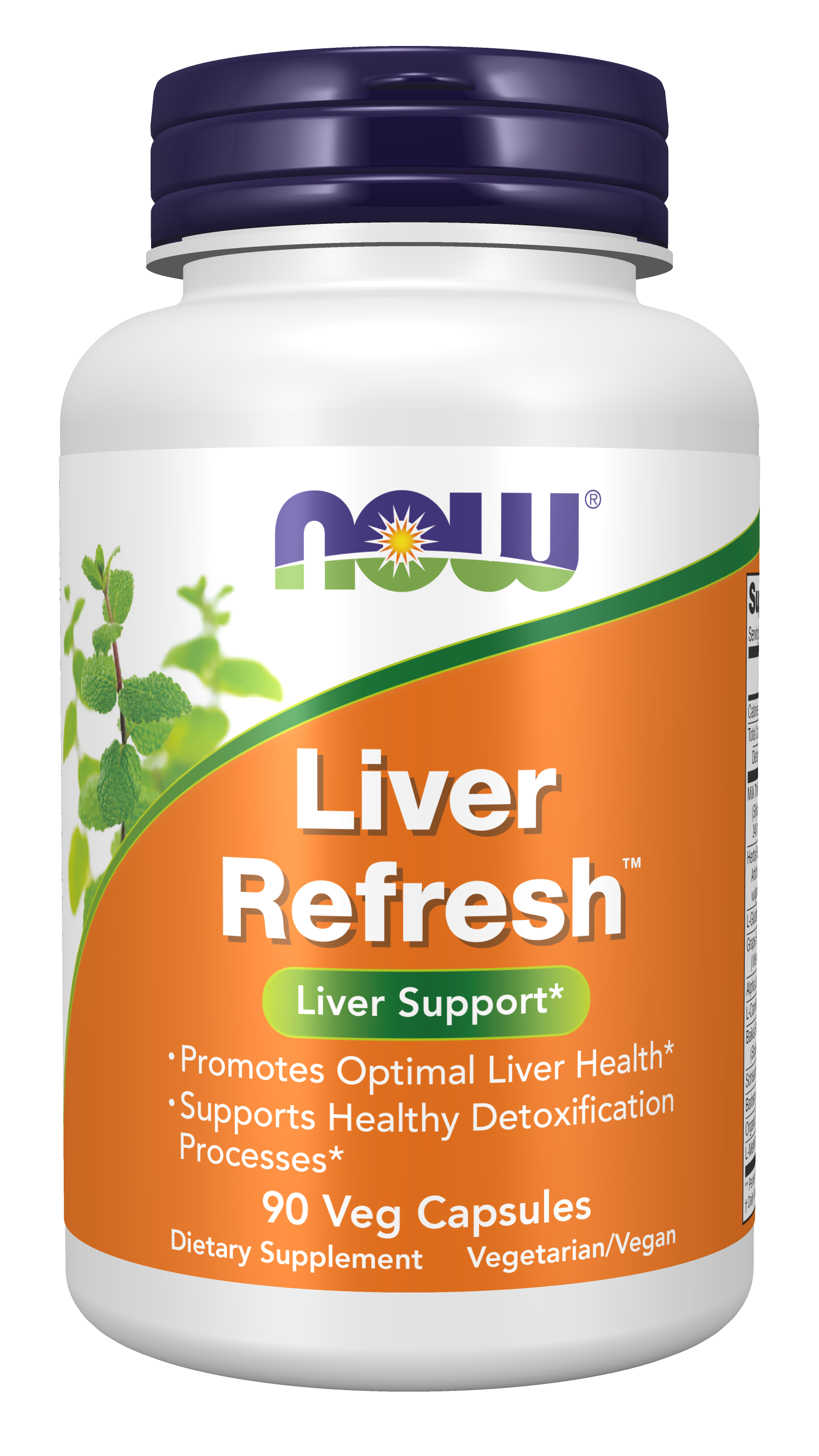 NOW Supplements, Liver Refresh™, with Milk Thistle Extract, 90 Veg Caps