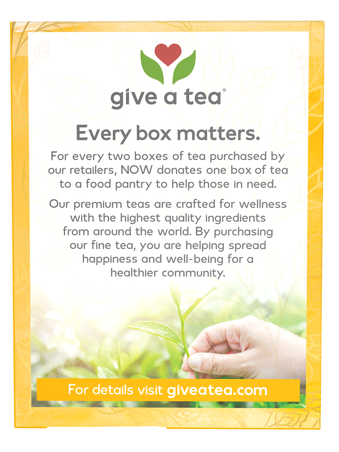 NOW Foods Give a Tea®, Certified Organic Dandelion, Cleansing Tea*, 24 Bags