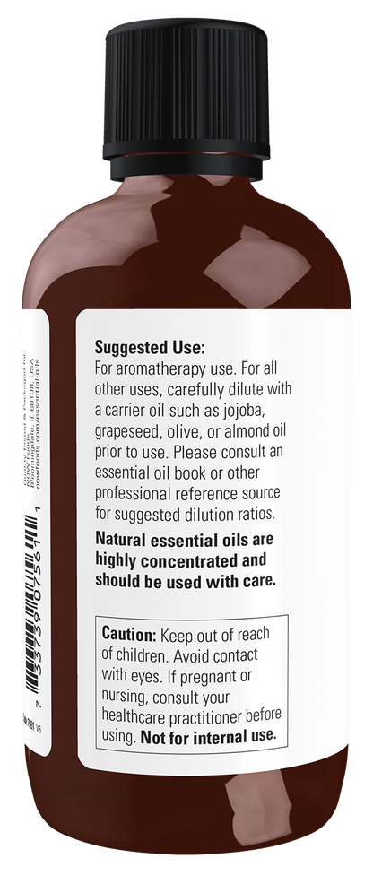 NOW Essential Oils, Lavender Oil, Steam Distilled, Undiluted, 4 fl. oz