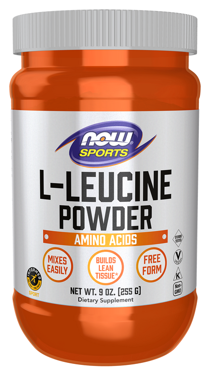 NOW Sports, L-Leucine Powder, Branched-Chain Amino Acid, 9 oz