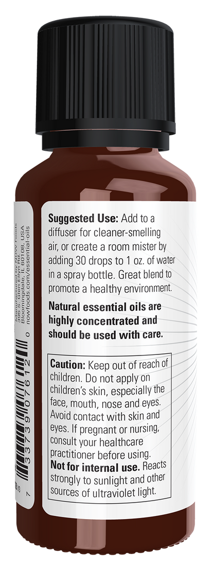 NOW Essential Oils, Nature's Shield, Undiluted Protective Blend, 1 fl. oz