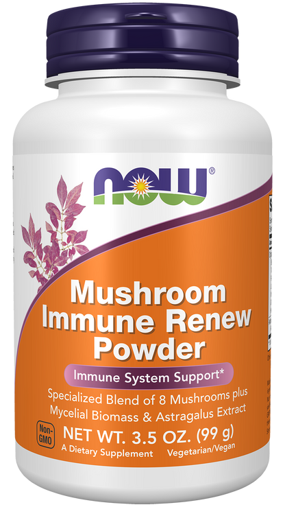 NOW Supplements, Mushroom Immune Renew, Immune System Support*, 3.5 oz