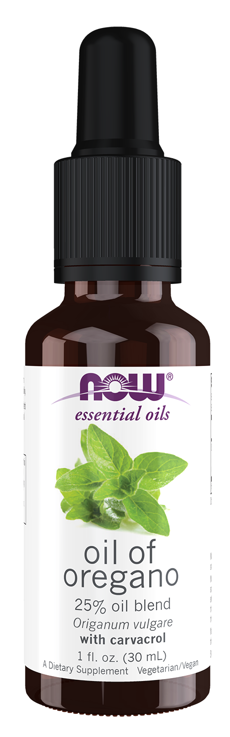 NOW Essential Oils, Oil of Oregano in Olive Oil, Diet. Supplement, 1 fl oz