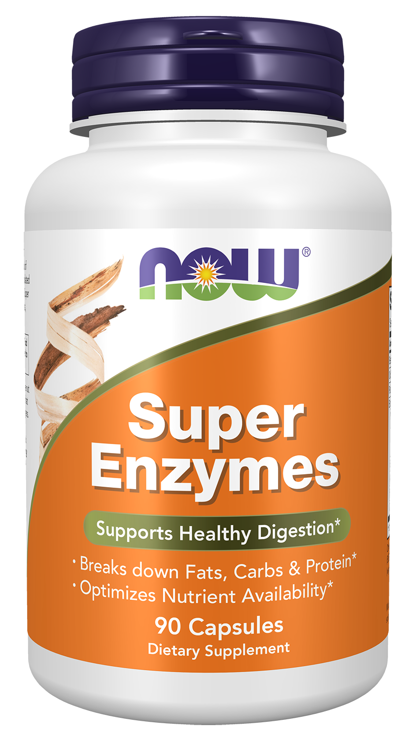 NOW Supplements, Super Enzymes Bromelain, Ox Bile, Pancreatin, 90 Caps