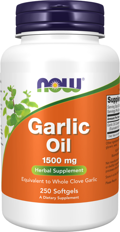 NOW Supplements, Garlic Oil Concentrate, 250 Softgels