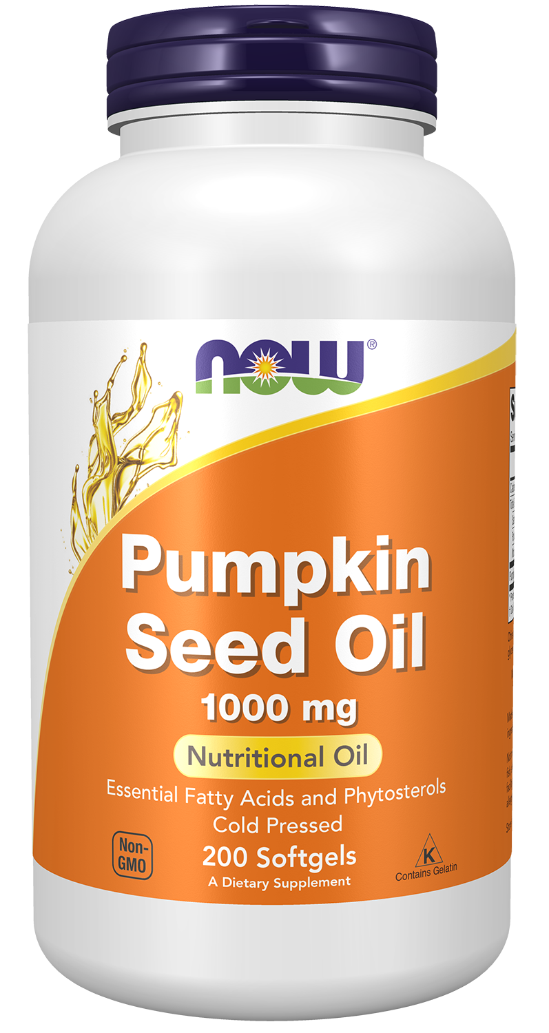 NOW Supplements, Pumpkin Seed Oil 1000 mg, Cold Pressed, 200 Softgels