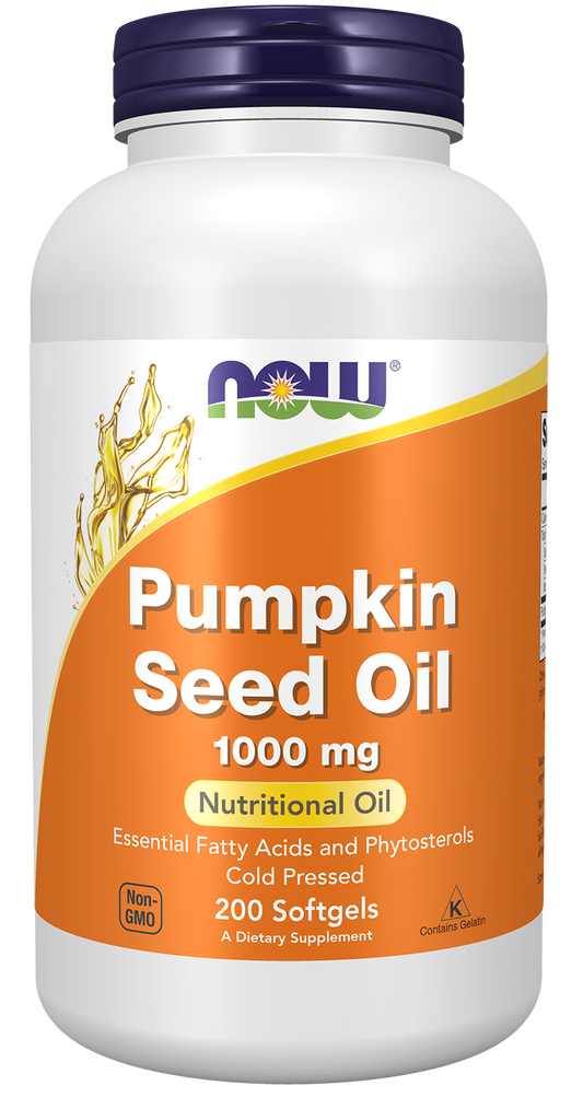 NOW Supplements, Pumpkin Seed Oil 1000 mg, Cold Pressed, 200 Softgels
