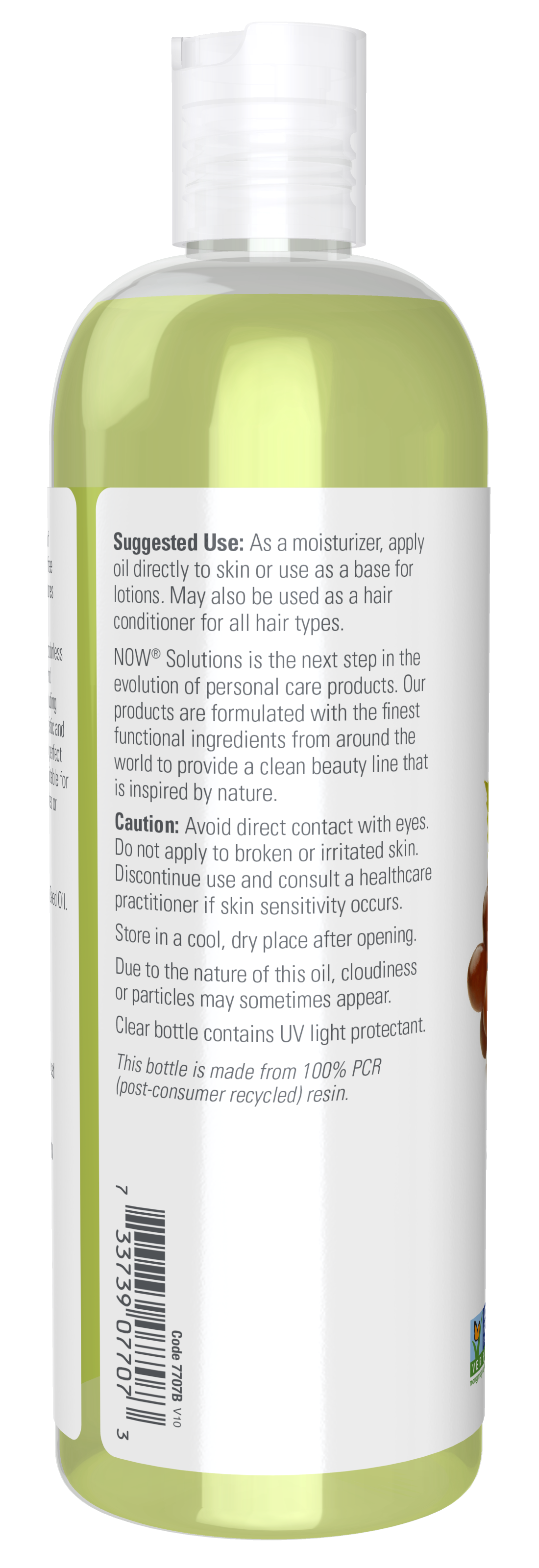 NOW Solutions, Grapeseed Oil, Sensitive Skin & All Skin Types, 16 fl. oz