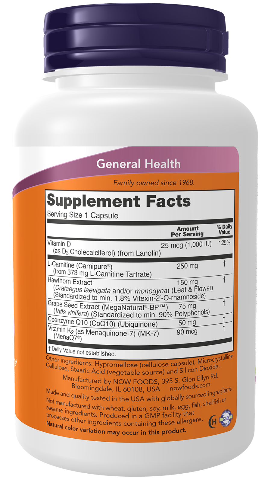 NOW Supplements, Clinical Cardio, Cardiovascular Support*, 90 Veg Caps