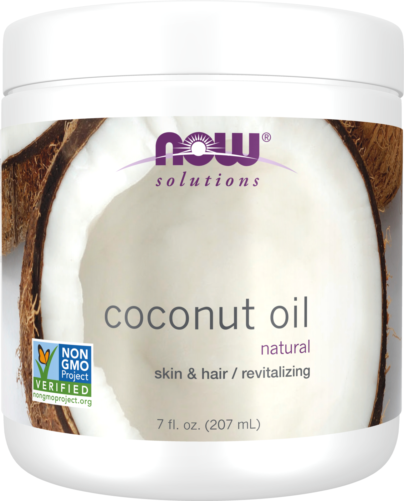 NOW Solutions, Coconut Oil, Conditioning Moisturizer, 7 fl. oz