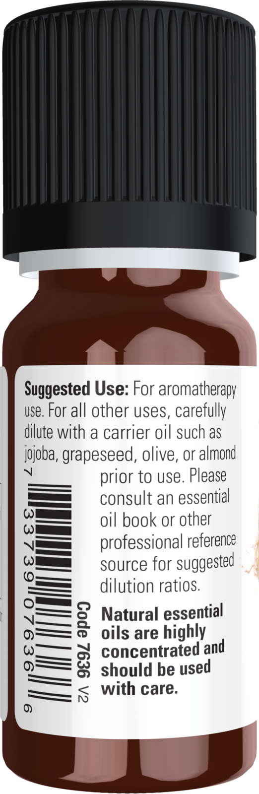 NOW Essential Oils, Vetiver Oil, Steam Distilled, Undiluted, 10 mL