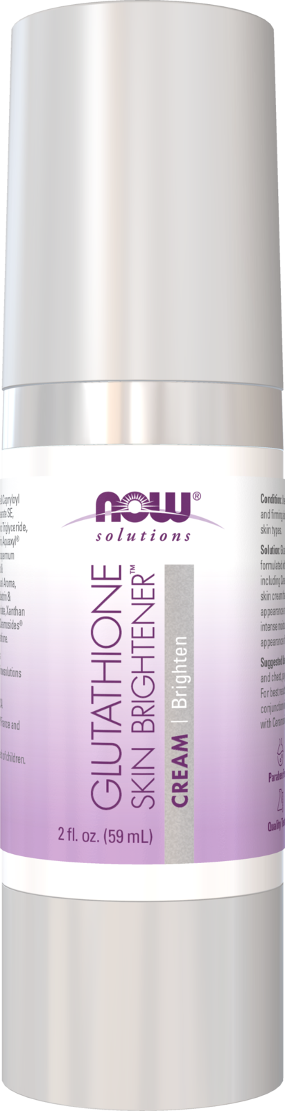 NOW Solutions, Glutathione Skin Brightener™, Cream, Brighten, 2 fl. oz
