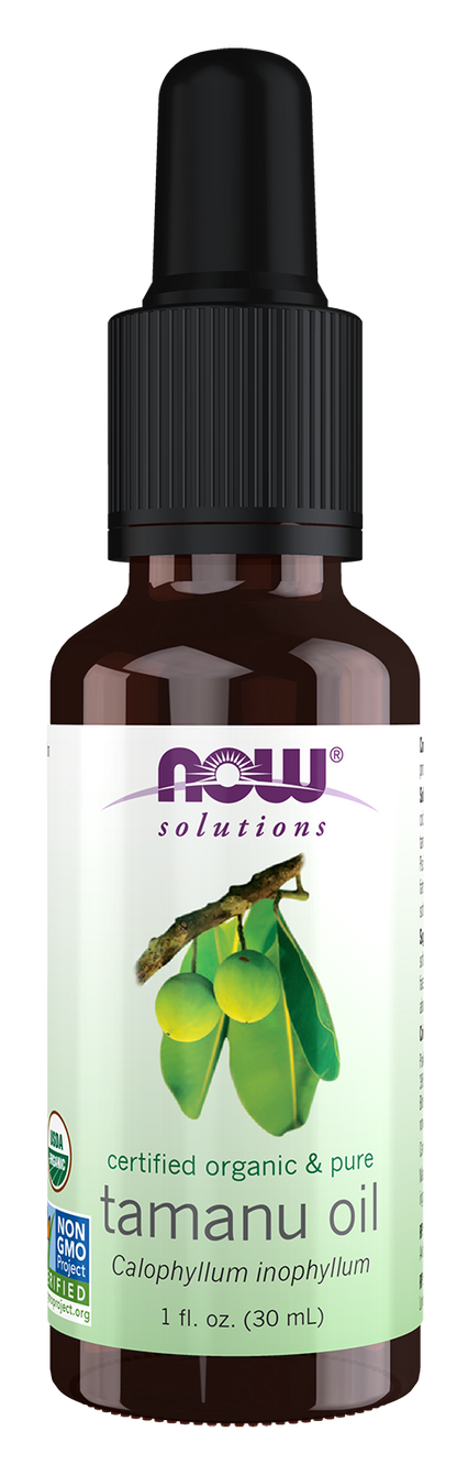 NOW Solutions, Organic Tamanu Oil, Promotes Hydration, 1 fl. oz