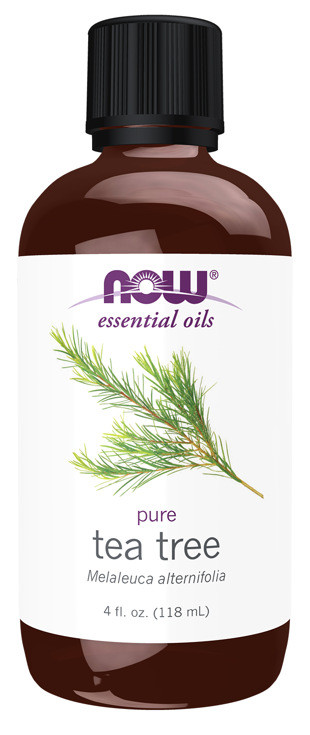 NOW Essential Oils, Tea Tree Oil, Steam Distilled, Undiluted, 4 fl. oz