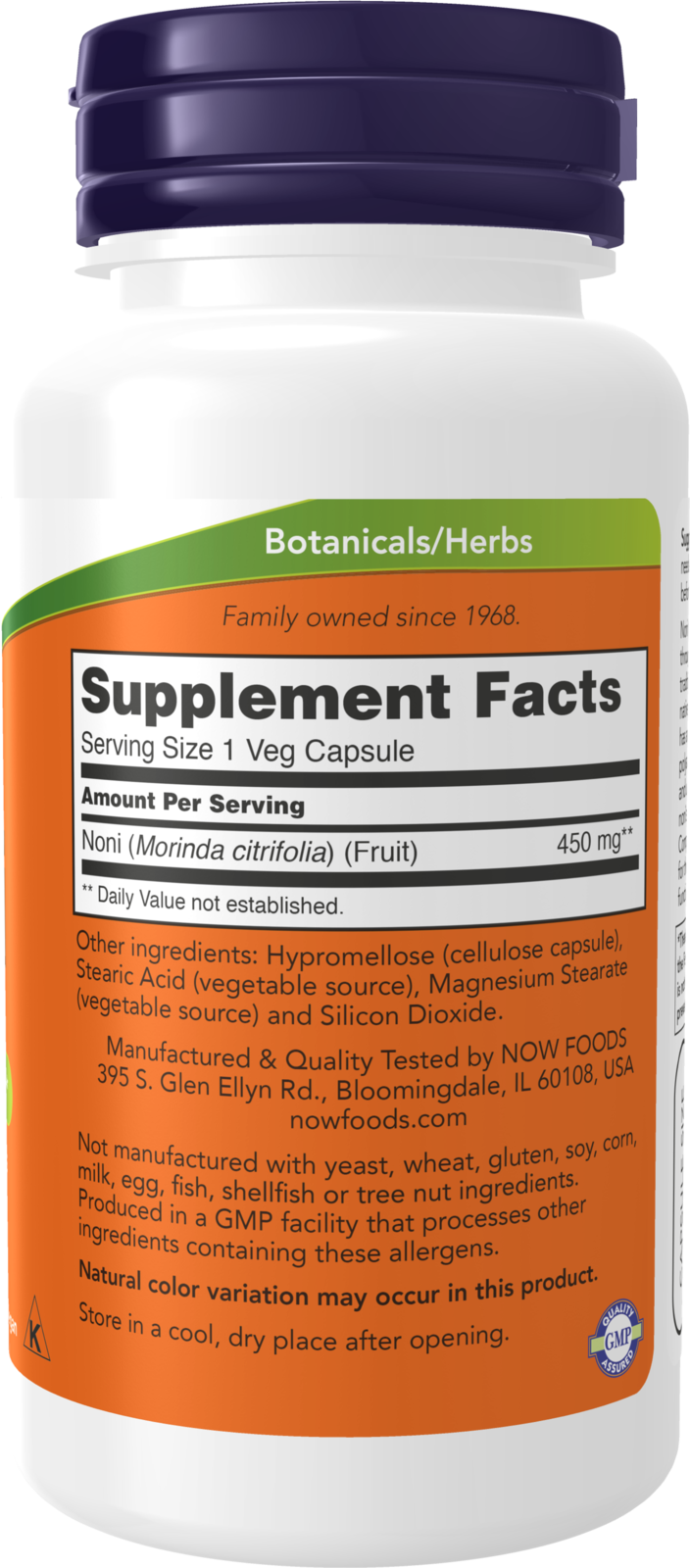 NOW Supplements, Noni 450 mg, Free Radical Scavenger*, 90 Veg Caps