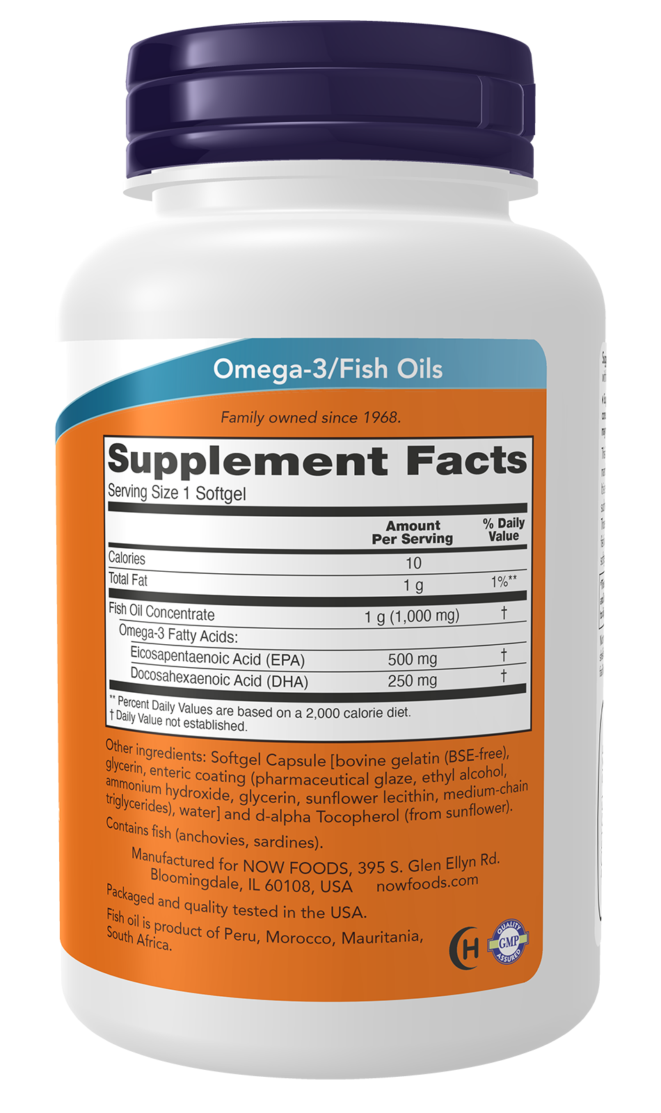 NOW Supplements, Ultra Omega-3 Molecularly Distilled, 90 Softgels