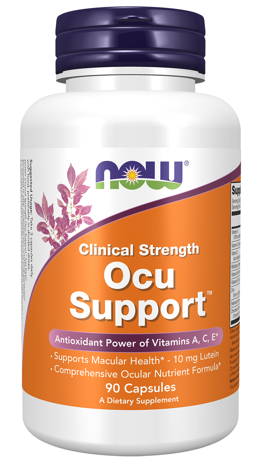 NOW Supplements, Ocu Support™with FloraGLO® Lutein, 90 Veg Caps