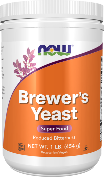 NOW Supplements, Brewer's Yeast Powder, Super Food, 1 lb