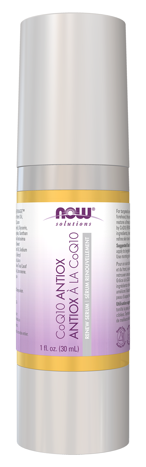 NOW Solutions, CoQ10 Antioxidant Serum, Visible Firming, 1 fl. oz