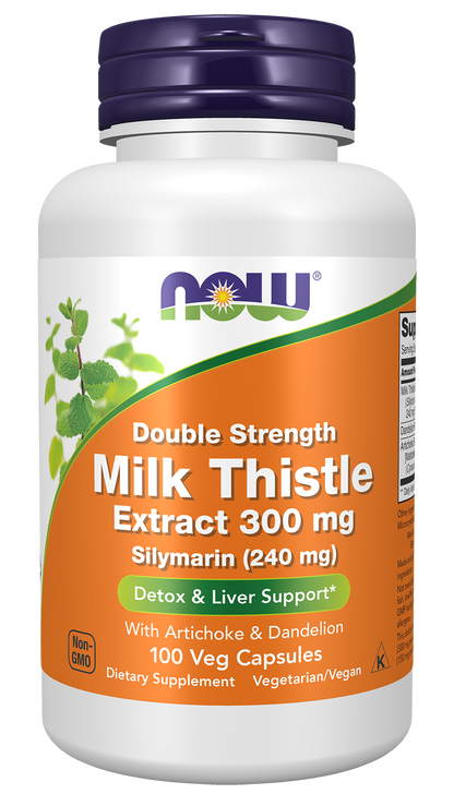 NOW Supplements, Milk Thistle Extract, Silymarin (240 mg), 100 Veg Caps