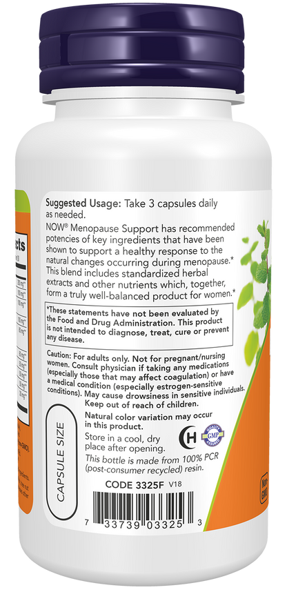 NOW Supplements, Menopause Support, 90 Veg Caps