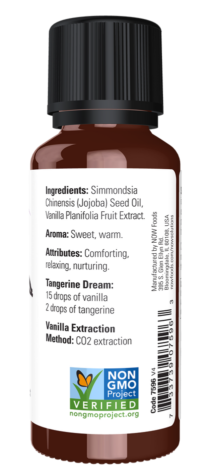 NOW Essential Oils, Vanilla Oil in Jojoba, 1 fl. oz.