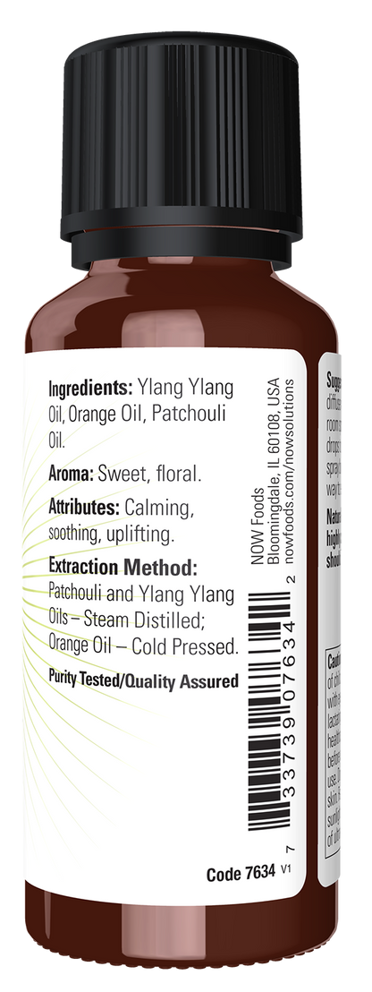 NOW Essential Oils, Peace, Love and Flowers, Sweet Floral Blend, 1 fl. oz