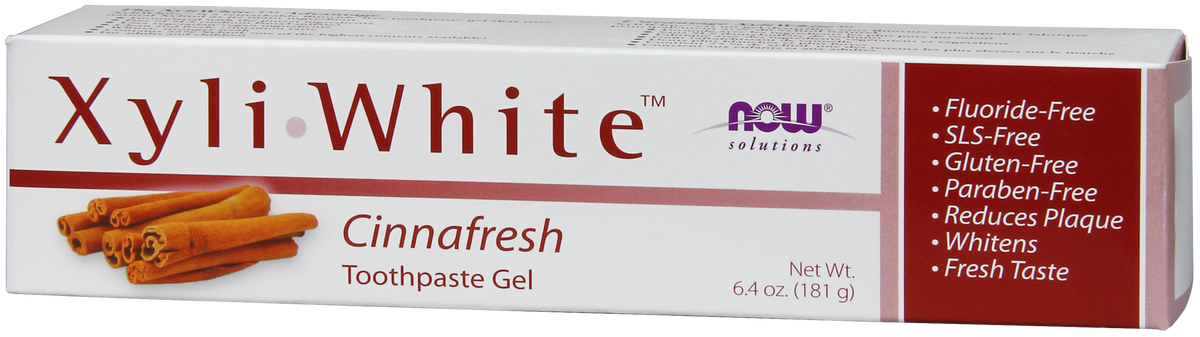 NOW Solutions, Xyliwhite™ Toothpaste Gel, Cinnafresh  Flavor, 6.4 oz