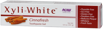 NOW Solutions, Xyliwhite™ Toothpaste Gel, Cinnafresh  Flavor, 6.4 oz