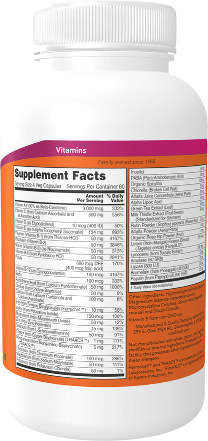 NOW Supplements, Special Two with Green Superfoods & Herbs, 240 Veg Caps