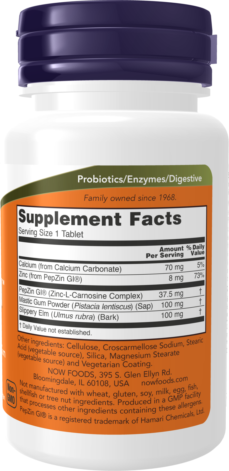 NOW Supplements, Ulcetrol™, Digestive Health*, With PepZin GI® & Mastic Gum, Supports Gastric Health*, 60 Tablets