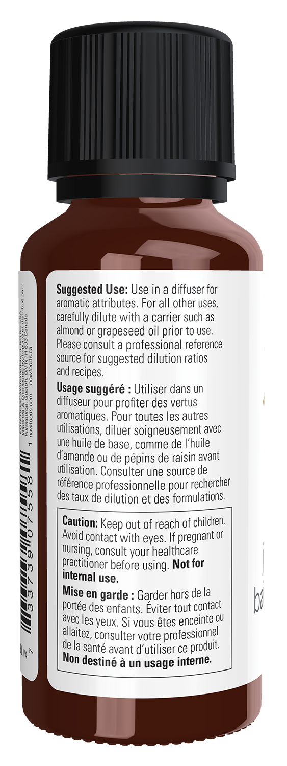 NOW Essential Oils, Juniper Berry Oil, Undiluted, Steam Distilled, 1 fl. oz