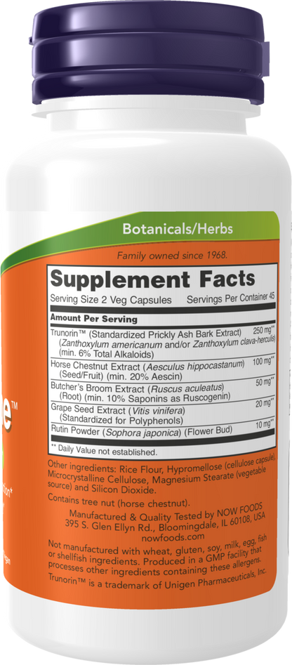 NOW Supplements, Vein Supreme™, Circulatory Support*, 90 Veg Caps