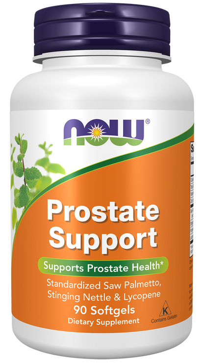 NOW Supplements, Prostate Support w/ Standardized Saw Palmetto, 90 Softgels