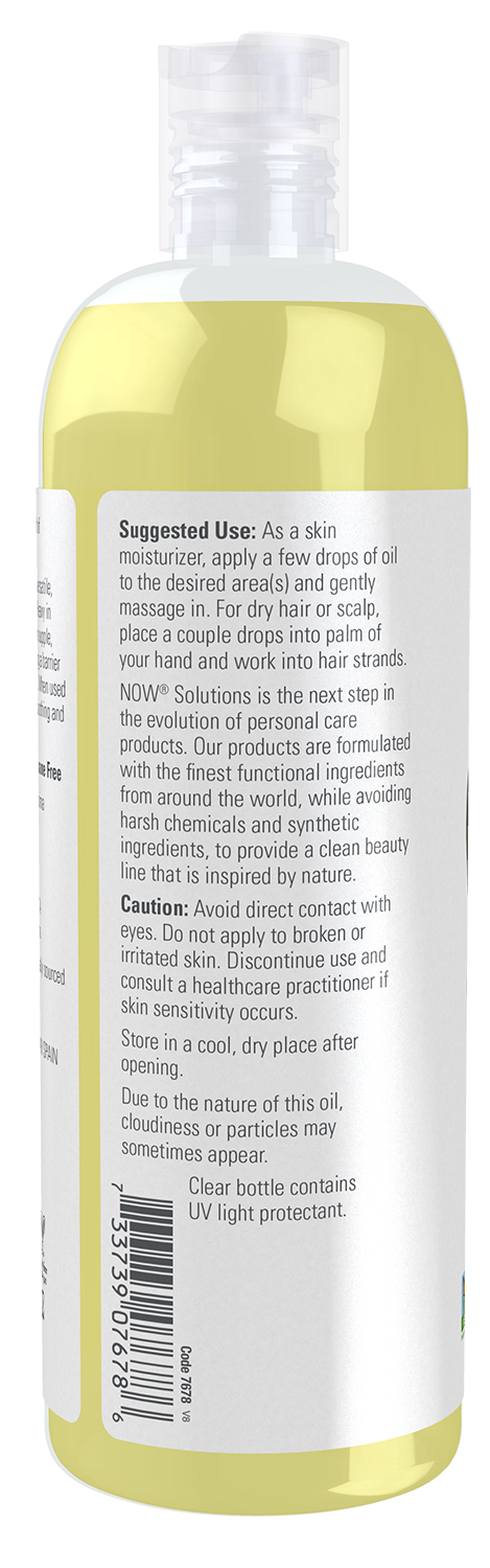 NOW Solutions, Avocado Oil, Moisturizing Oil, Nutrient Rich, 16 fl. oz
