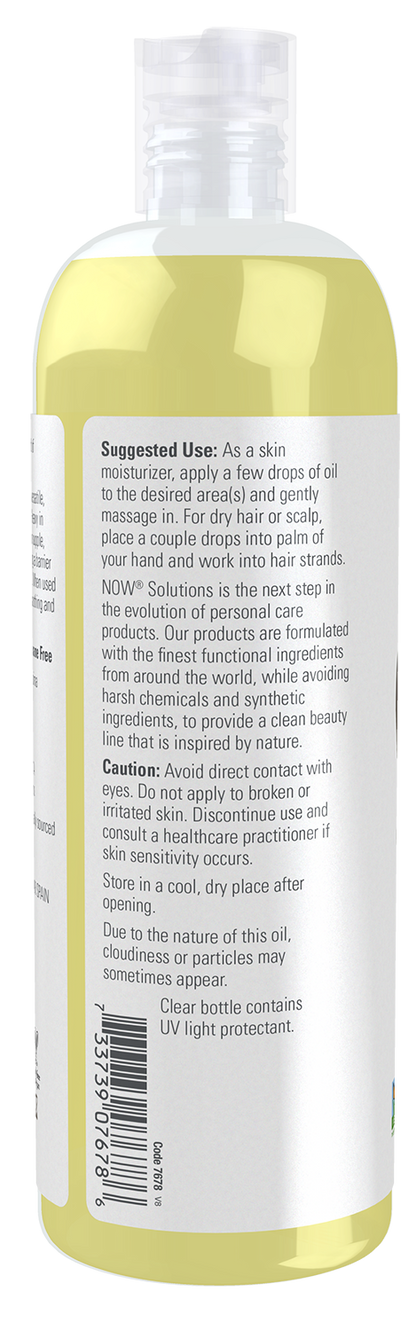 NOW Solutions, Avocado Oil, Moisturizing Oil, Nutrient Rich, 16 fl. oz