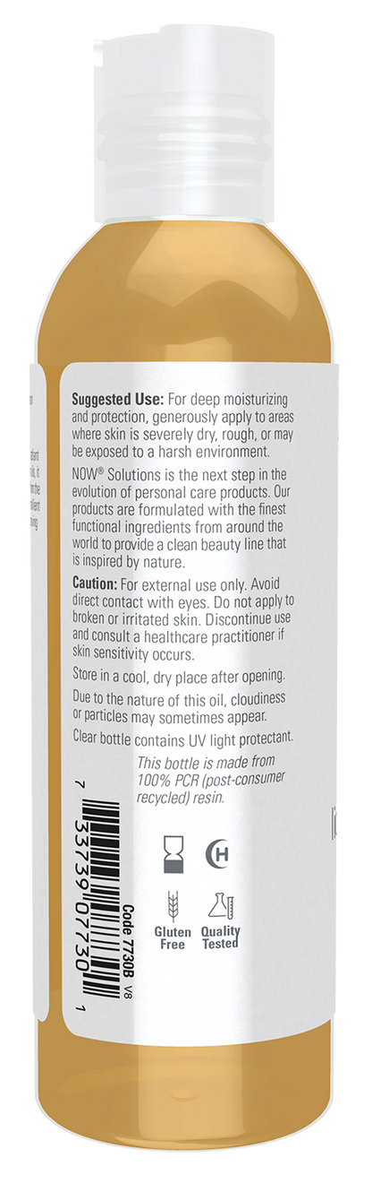 NOW Solutions, Liquid Lanolin, For Dry Rough Lips and Skin, 4 fl. oz