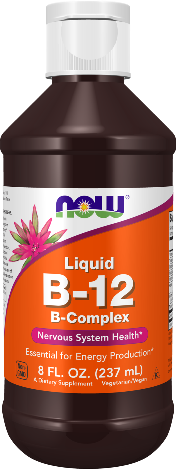 NOW Supplements, Vitamin B-12 Complex Liquid, Energy Production*, 8 oz