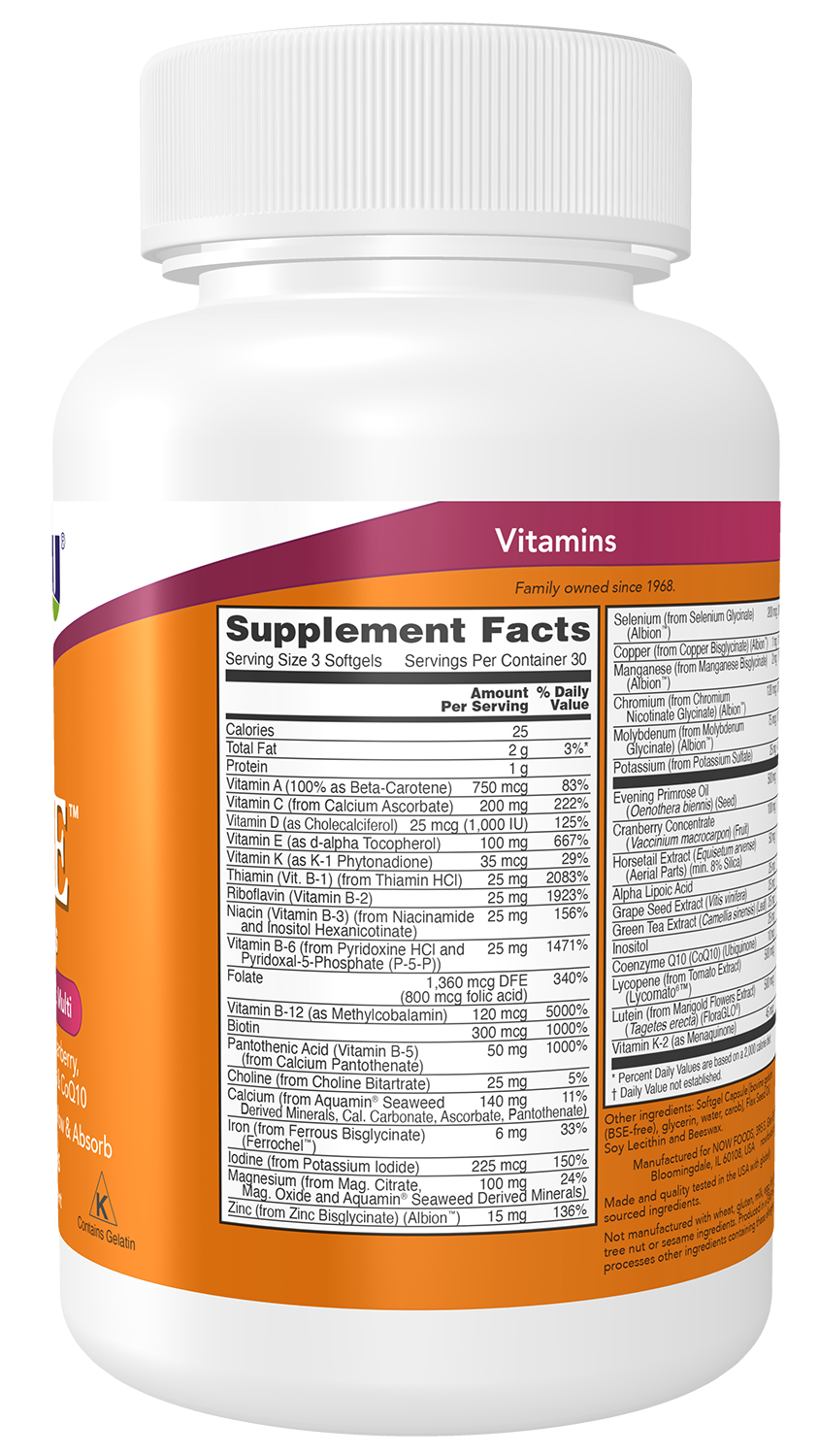 NOW Supplements, Eve™ Women's Multivitamin, 90 Softgels