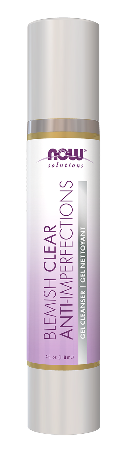 NOW Solutions, Blemish Clear Gel Cleanser, Cleans Pores, Purify, 4 fl. oz