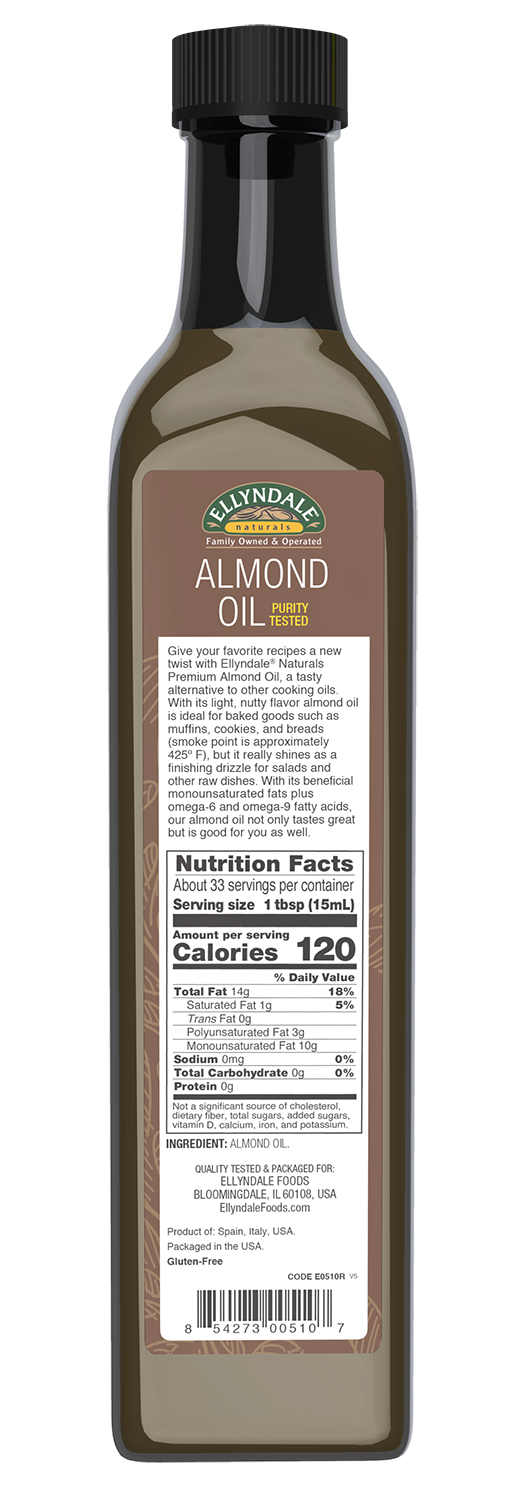 NOW Foods, Almond Oil, Light Nutty Flavor, Expeller Pressed, 16.9 fl. oz