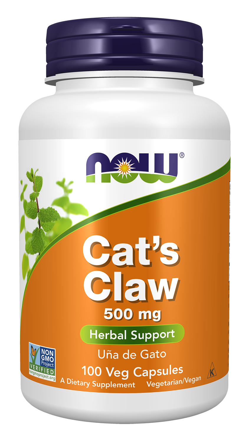 NOW Supplements, Cat's Claw  500 mg,Herbal Supplement, 100 Veg Caps