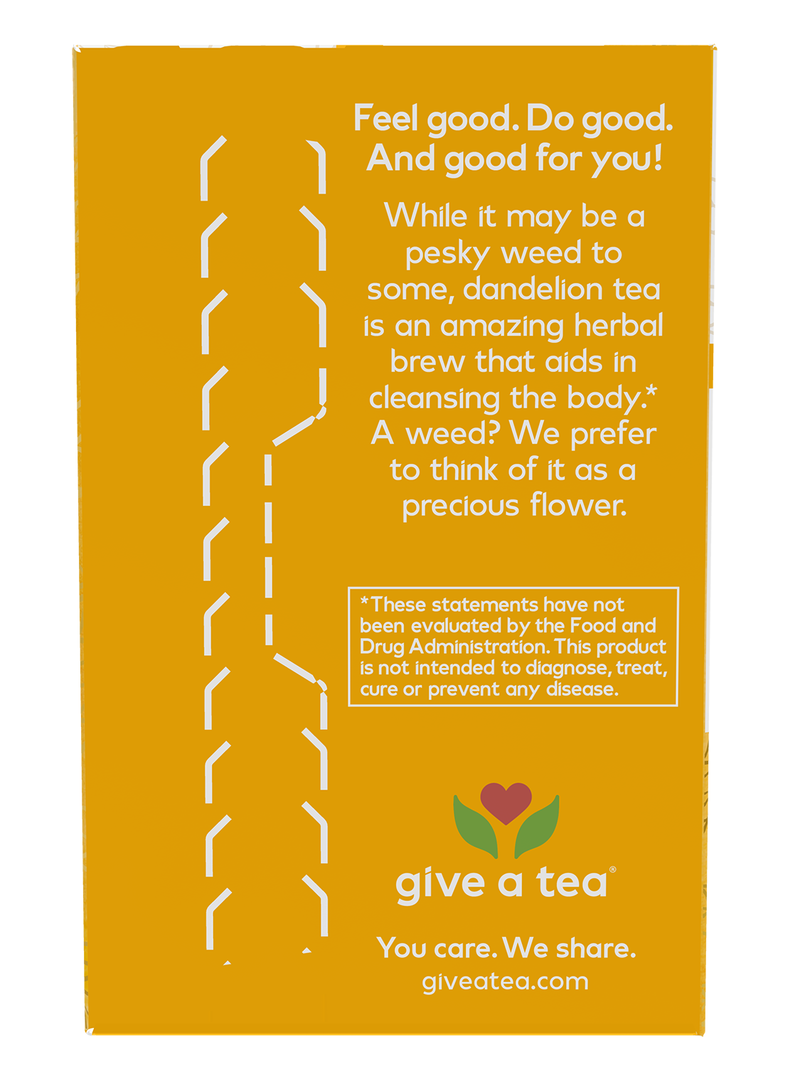 NOW Foods Give a Tea®, Certified Organic Dandelion, Cleansing Tea*, 24 Bags