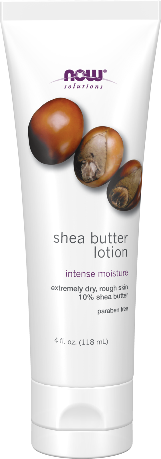 NOW Solutions, Shea Butter Lotion, Moisturizing Dry Rough Skin, 4 fl. oz
