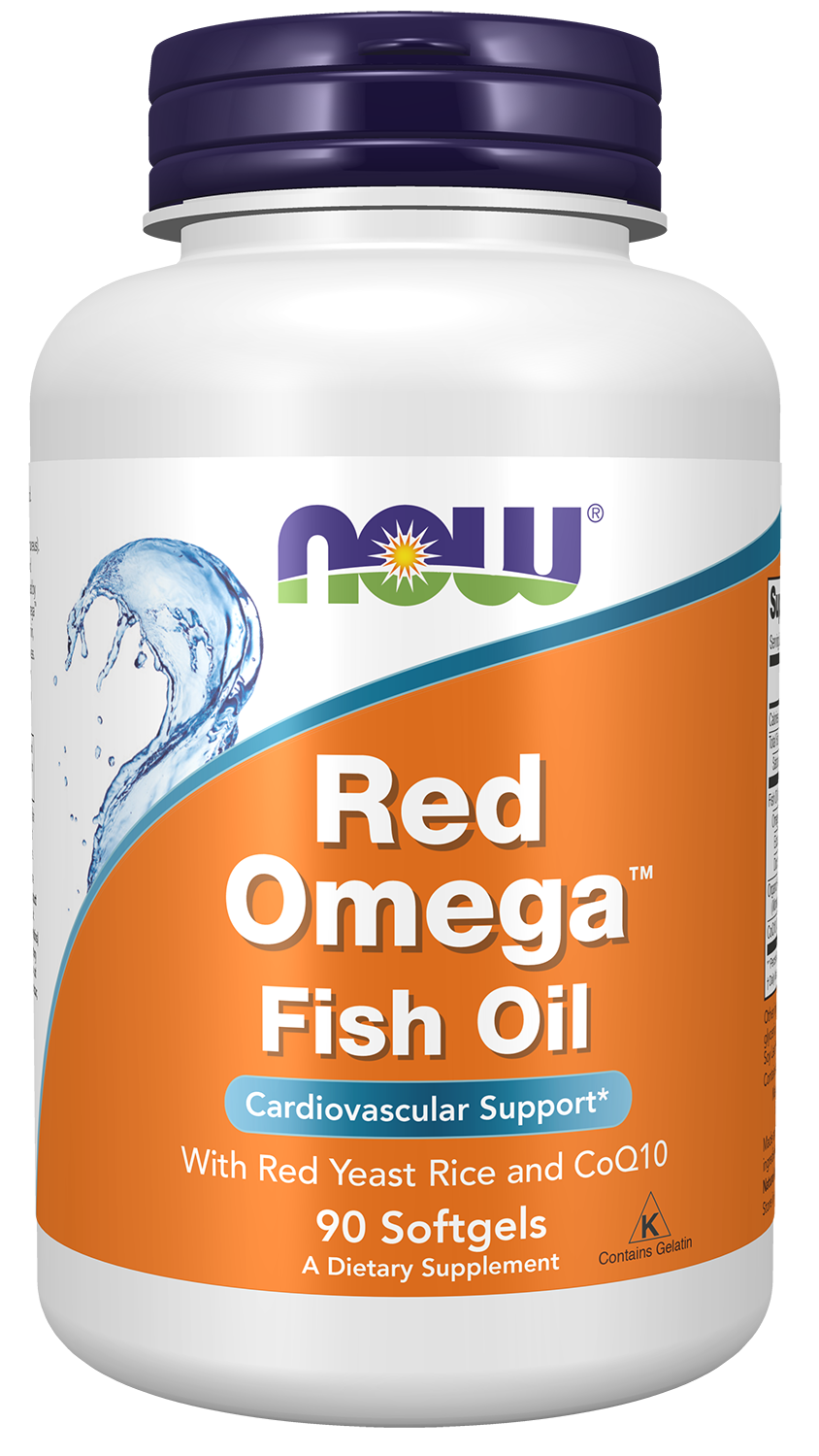 NOW Supplements, Red Omega with CoQ10, Omega-3 Fish Oil, 90 Softgels