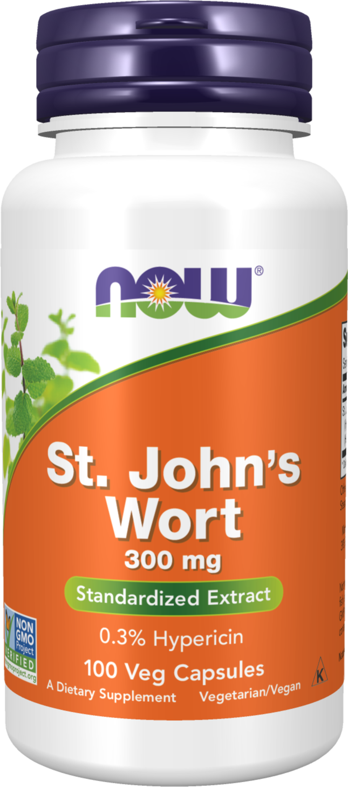 NOW Supplements, St. John's Wort  300mg, Standardized Extract, 100 Veg Caps