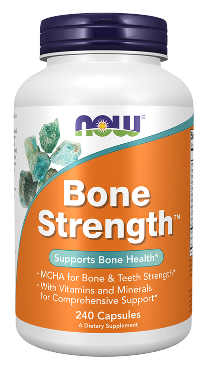 NOW Supplements, Bone Strength™ Microcrystalline Hydroxyapatite, 240 Caps