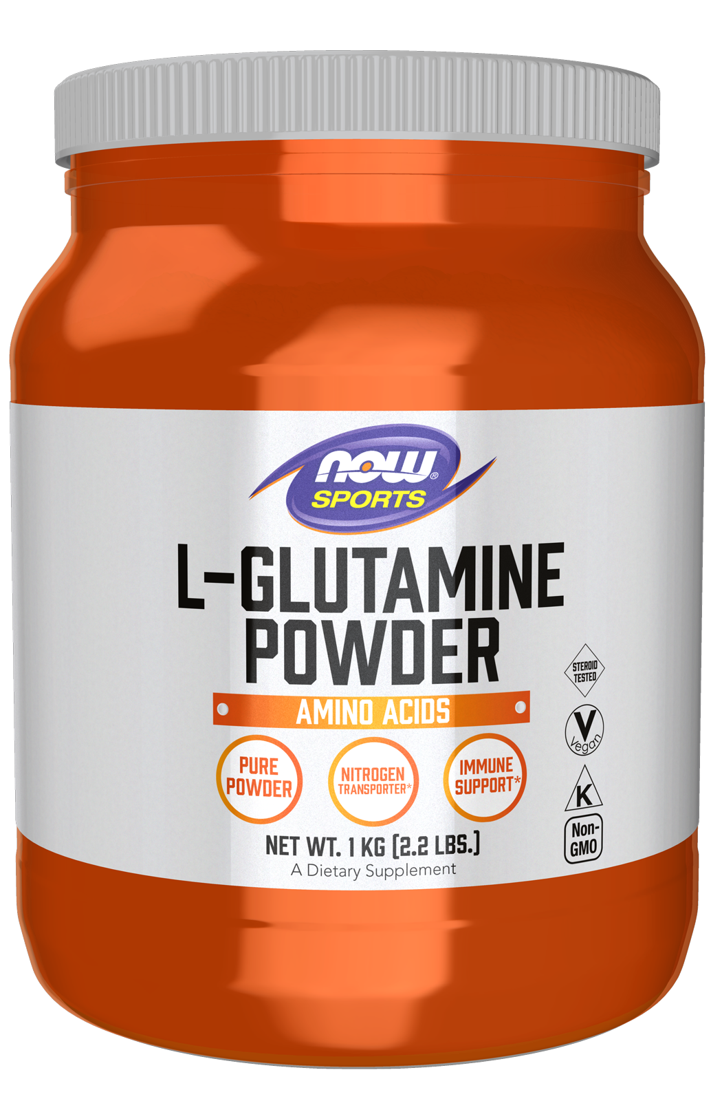 NOW Sports, L-Glutamine Powder, Amino Acid, 2.2 lbs